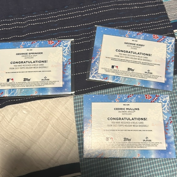 Player worn memrobila cards - Picture 2 of 2